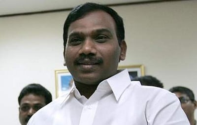 ஆ.ராசாவுக்கு தேர்தல் ஆணையம் நோட்டீஸ் 