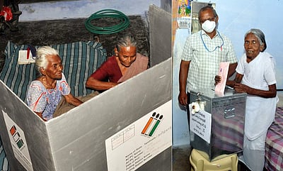 சேலம்: முதியோர், மாற்றுத் திறனாளிகளுக்கு தபால் ஓட்டுப்பதிவு தொடக்கம்