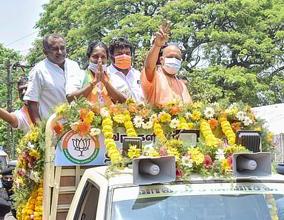வானதி சீனிவாசனை ஆதரித்து உ.பி.முதல்வர் யோகி ஆதித்யநாத் பிரசாரம்