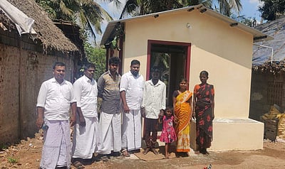 கூத்தாநல்லூர்: பார்வையற்றவர்களுக்குப் புது வீடு