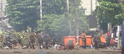 ராணுவ ஆட்சிக்கு எதிராக மியான்மரில் தொடரும் போராட்டம்