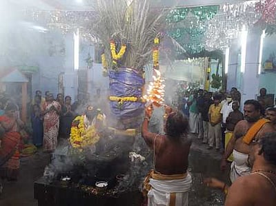 கோவில்பட்டி கோயிலில் மகா சிவராத்திரி கொடியேற்றம்