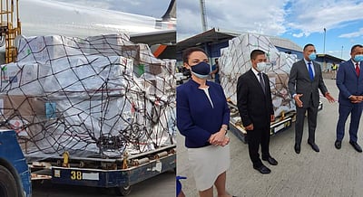 ஜமைக்காவிற்கு 50 ஆயிரம் கரோனா தடுப்பூசிகளை வழங்கிய மத்திய அரசு