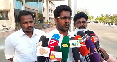 மாவட்டத் தோ்தல் அலுவலரிடம் ஜயங்கொண்டம் திமுக வேட்பாளா் புகாா்