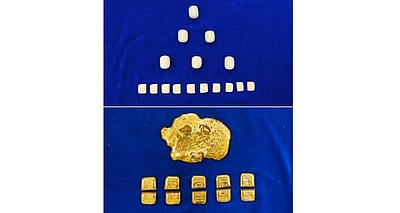 சென்னை வந்த விமானத்தில் ரூ.65.38 லட்சம் தங்கம் பறிமுதல்