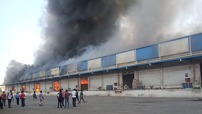 தூத்துக்குடியில் தீ விபத்து: ரூ. 20 கோடி மதிப்புள்ள ஏற்றுமதி பொருள்கள் சேதம்