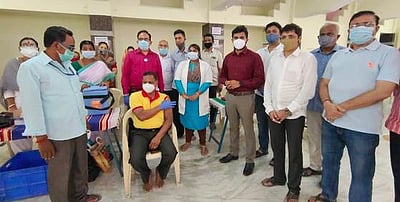 சிதம்பரத்தில் கரோனா தடுப்பூசி முகாம்