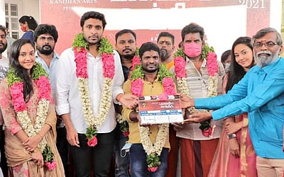 பூஜையுடன் தொடங்கிய விக்ரம் பிரபுவின் 'பகையே காத்திரு' படப்பிடிப்பு  - புகைப்படங்கள்