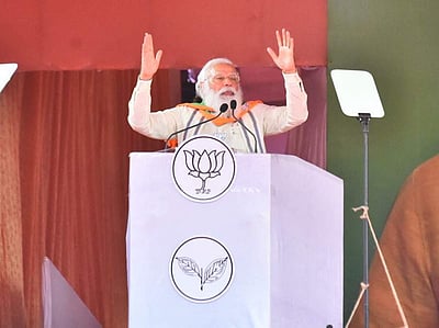 கன்னியாகுமரியில் பிரதமர் மோடி பிரசாரம் - புகைப்படங்கள்