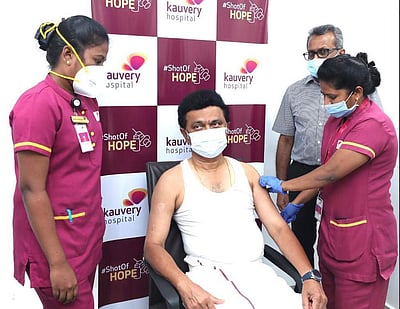 கரோனா தடுப்பூசி 2-வது டோஸ் போட்டுக் கொண்டார் மு.க. ஸ்டாலின்