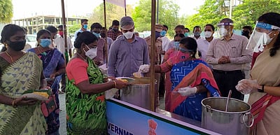 புதுச்சேரி அரசு மருத்துவக் கல்லூரி மருத்துவமனையில்மலிவு விலை உணவு வழங்கும் திட்டம் தொடக்கம்