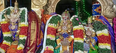 மானாமதுரை: ஆனந்தவல்லி, சோமநாதர் சுவாமி திருக்கல்யாண உற்சவம்