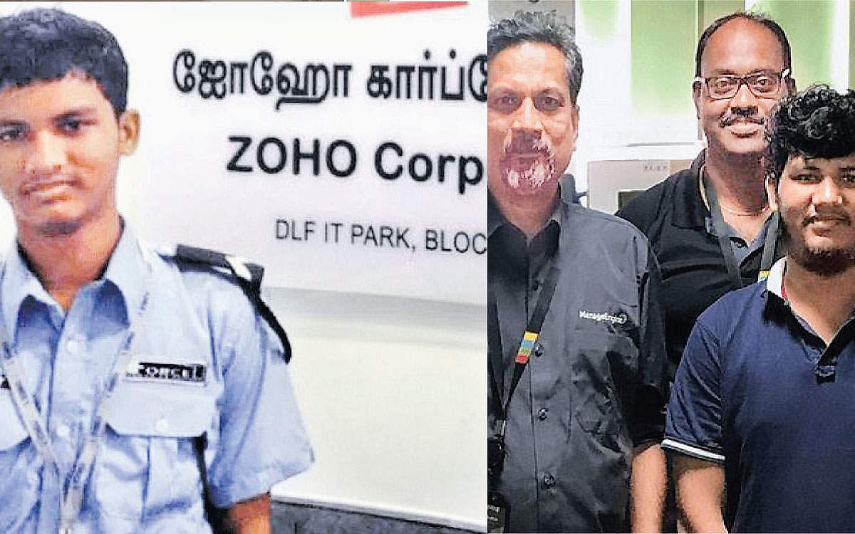 காவலாளியின் தமிழ் ஆர்வம்!