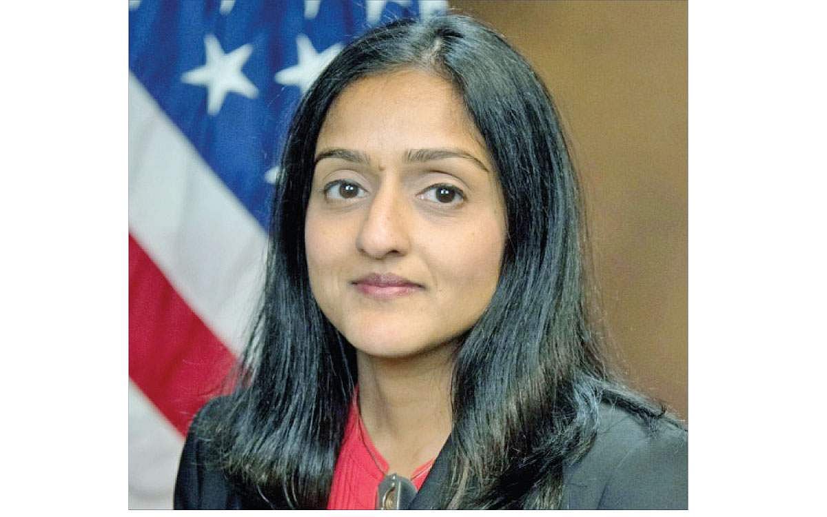 அமெரிக்க நீதி துறையில் இந்திய பெண்மணி!