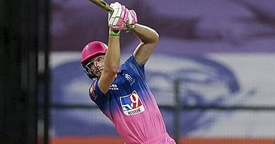 மும்பைக்கு எதிராக அபாரமாக விளையாடும் ராஜஸ்தான்: 10 ஓவர்களில் 91/2