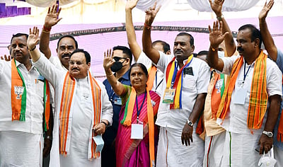 மொடக்குறிச்சியில் பாஜக தேசியத் தலைவர் ஜெ.பி.நட்டா பிரசாரம்