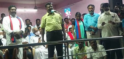 பணம் கொடுத்து வாக்குகளை வாங்க முயற்சி: தொல்.திருமாவளவன் குற்றச்சாட்டு