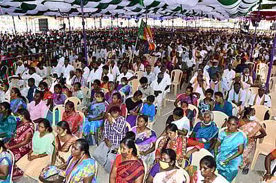 திமுக, காங்கிரஸ் கட்சிகளுக்கு ஜனநாயகத்தின் மீது நம்பிக்கை இல்லை: பாஜக தலைவா்ஜெ.பி.நட்டா