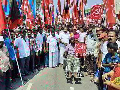 கோவில்பட்டியில்மாா்க்சிஸ்ட் வேட்பாளா் இறுதிக்கட்ட பிரசாரம்