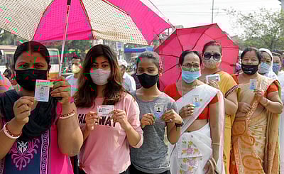 மாலை 7.11 மணி நிலவரம்: அசாமில் அதிகபட்ச வாக்குப்பதிவு!