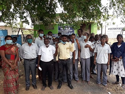 கூத்தாநல்லூர் : மன வளர்ச்சி குன்றிய 30 பேர் வாக்களித்தனர்