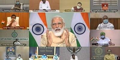 கரோனா: மாநில முதல்வர்களுடன் மோடி ஆலோசனை