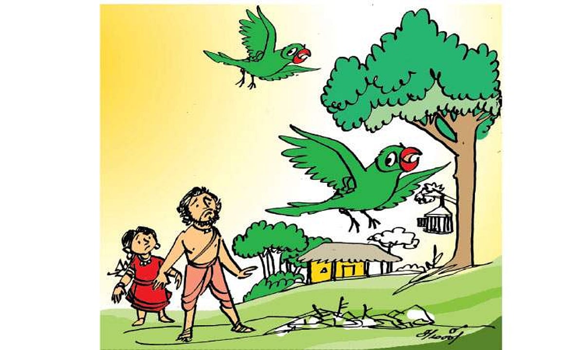 வேடனும் கிளியும்!