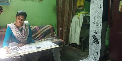 24 மணி நேரம் ஓவியம் வரைந்து உலக சாதனைக்கு முயற்சி