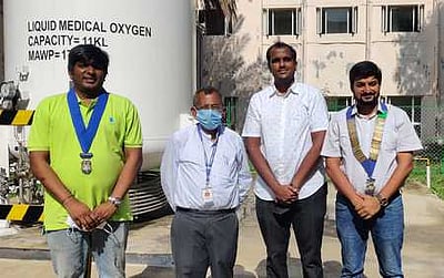 ரவுண்ட் டேபிள் இந்தியா சாா்பில் இஎஸ்ஐ மருத்துவமனைக்கு ஆக்சிஜன் ஜெனரேட்டா்