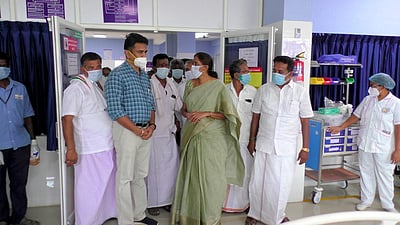 மணப்பாறை அரசு மருத்துவமனையில் கரோனா சிகிச்சை