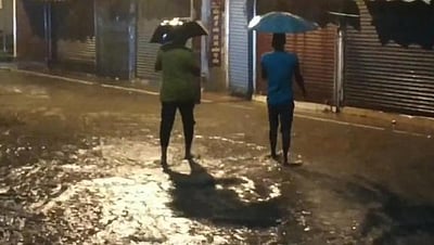 குமரி மாவட்டத்தில் விடிய விடிய கனமழை இரணியலில் 280 மி.மீ. பதிவு