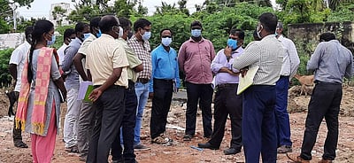 வேதாரண்யத்தில் ஆக்சிஜன் உற்பத்தி ஆலை பணிகள்: ஆட்சியர் ஆய்வு