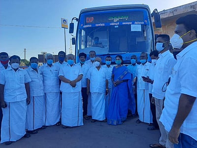 அத்தியாவசிய பணிகளுக்கு மானாமதுரை-மதுரை இடையே நேரடி அரசு பேருந்து சேவை தொடக்கம்