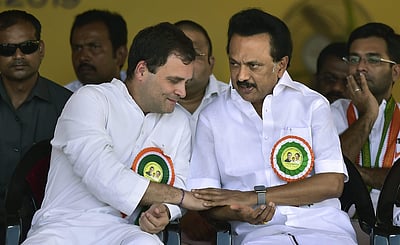 'உங்கள் தலைமையின் கீழ் பயணிப்போம்' - மு.க.ஸ்டாலினுக்கு ராகுல் வாழ்த்து