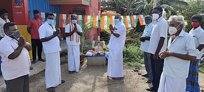 அக்ராவரம் கிராமத்தில் ராஜீவ் காந்தியின் 30-வது ஆண்டு நினைவு நாள் அனுசரிப்பு