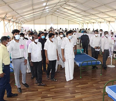 மதுரை தோப்பூரில் கரோனா சிகிச்சை மையம்: முதல்வர் திறந்துவைத்தார்