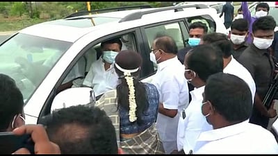 விராலிமலை: முதல்வர் ஸ்டாலினுக்கு அமைச்சர்கள் சார்பில் வரவேற்பு