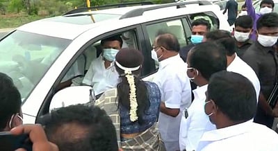 விராலிமலையில் முதல்வருக்கு திமுகவினர் உற்சாக வரவேற்பு