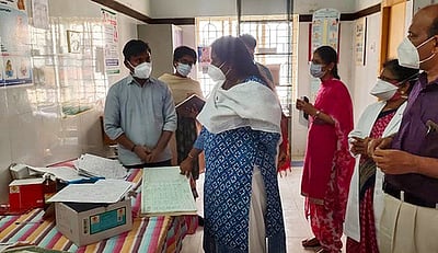 பாலக்கோடு அரசு மருத்துவமனையில் ஆட்சியா் ஆய்வு