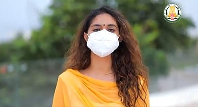 நடிகை கீர்த்தி சுரேஷின் கரோனா விழிப்புணா்வுப் பிரசாரம் (விடியோ)