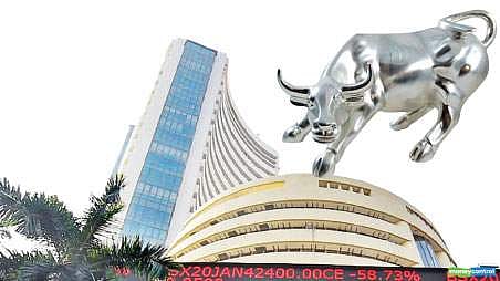 சென்செக்ஸ் மேலும் 98 புள்ளிகள் முன்னேற்றம்!: சந்தை மதிப்பு 221 லட்சம் கோடியை நெருங்கியது