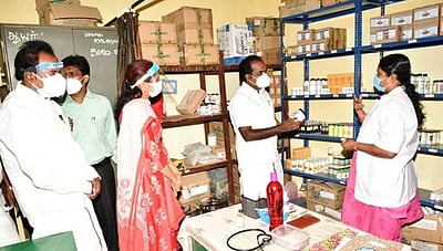 கறம்பக்குடி அரசு மருத்துவமனையில் அமைச்சா் ஆய்வு