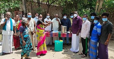 வள்ளாலகரம் ஊராட்சியில் சுகாதாரப் பணிகள்