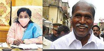 புதுவை முதல்வர் ரங்கசாமியிடம், ஆளுநர் உடல் நலம் விசாரிப்பு