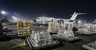 இந்தியாவுக்கு மருத்துவ உபகரணங்களை அனுப்பிய பிரிட்டன், குவைத்