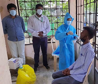 கோவில்பட்டியில்374 பேருக்கு கரோனா பரிசோதனை