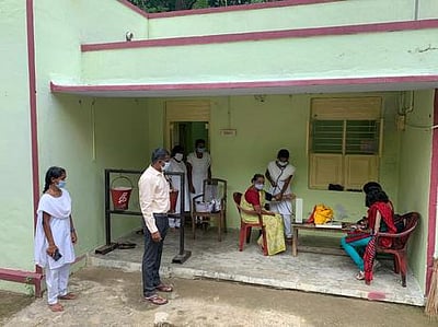 மின் உற்பத்தி நிலையத்தில் காய்ச்சல் பரிசோதனை