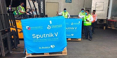 30 லட்சம் ஸ்புட்னிக் வி தடுப்பூசிகள் ஹைதராபாத் வந்தடைந்தன