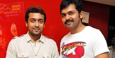 மீண்டும் சூர்யா தயாரிப்பில் கார்த்தி!