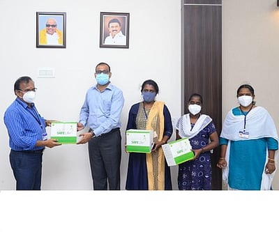 தென்காசியில் மருத்துவ உபகரணங்கள் அளிப்பு